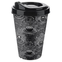 IRIS COFFEE CUP kávéspohár tetővel 400ml