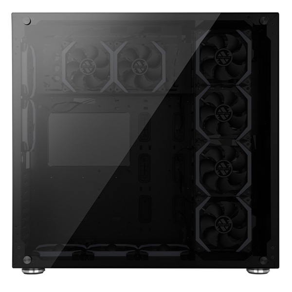 ABKONCORE Ramesses 760 RGB fekete ablakos (Táp nélküli) számítógép ház