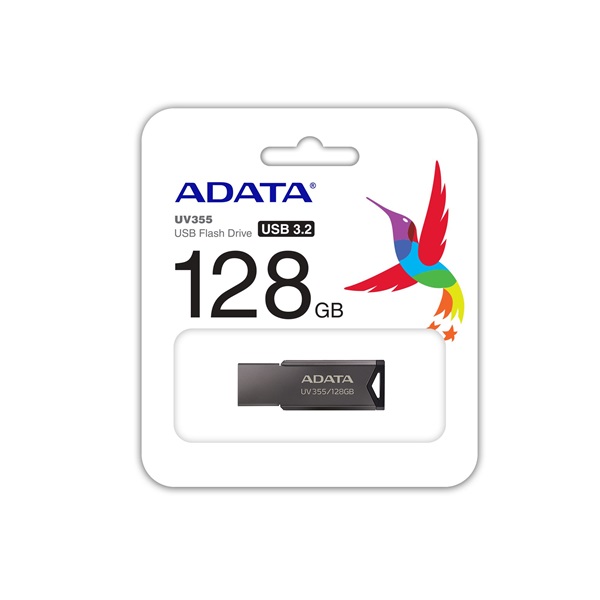 ADATA 128GB USB3.2 Szürke (AUV355-128G-RBK) Flash Drive