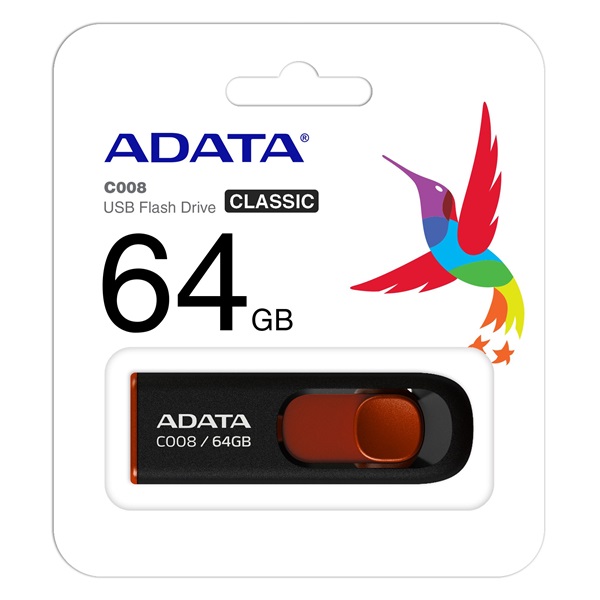 ADATA 32GB USB2.0 Piros (AC008-32G-RKD) Flash Drive