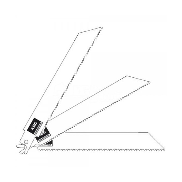 AEG 150x2,5 mm 3 db-os szablyafűrészlap készlet