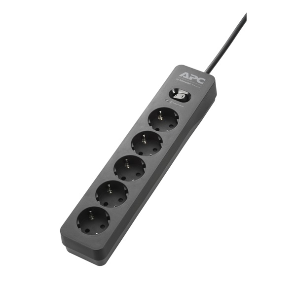 APC PME5B-GR SURGE PROTECTOR fekete túlfeszültségvédő