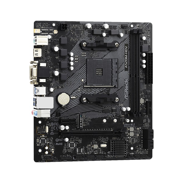 ASRock A520M-HDV AMD A520 SocketAM4 mATX alaplap