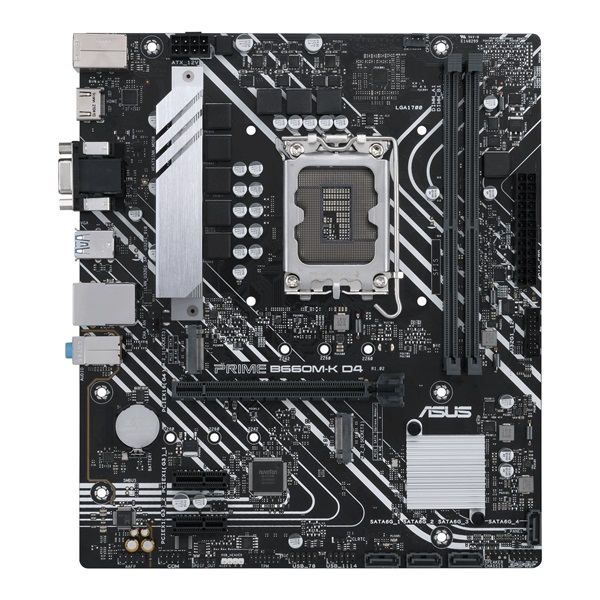 ASUS PRIME B660M-K D4 Intel B660 LGA1700 mATX alaplap