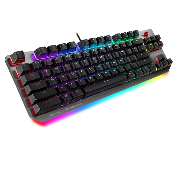 ASUS ROG STRIX SCOPE NX TKL HUN RGB mechanikus gamer billentyűzet