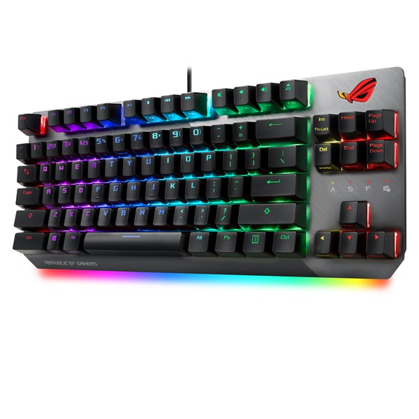 ASUS ROG STRIX SCOPE NX TKL HUN RGB mechanikus gamer billentyűzet