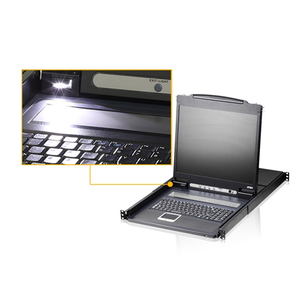 ATEN CL1316N-ATA-AG LCD 19" KVM Konzol + 16PC Switch