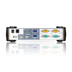 ATEN CS1742C-AT 2PC USB VGA Dual-View + Audio KVM Switch