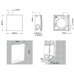 Aerauliqa QXD-80 T szellőztető ventilátor