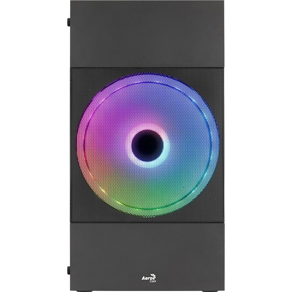 Aerocool Atomic Lite RGB fekete (táp nélküli) ablakos mATX ház