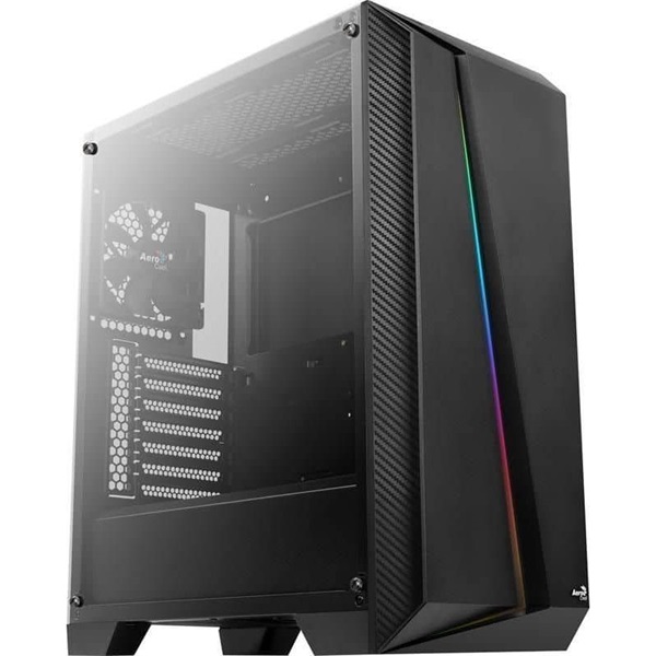 Aerocool Cylon Pro TG RGB fekete (táp nélküli) ablakos ATX ház