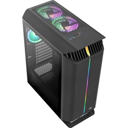 Aerocool Gladiator Duo ARGB fekete (táp nélküli) ablakos ATX ház