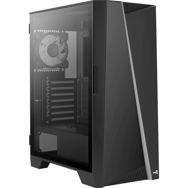 Aerocool Mirage ARGB fekete (táp nélküli) ablakos ATX ház