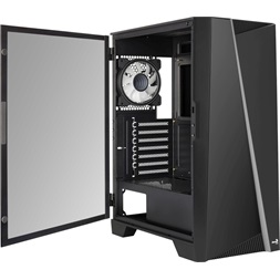 Aerocool Mirage ARGB fekete (táp nélküli) ablakos ATX ház