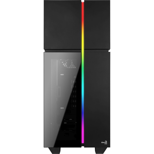 Aerocool Playa RGB fekete (táp nélküli) ablakos ATX ház