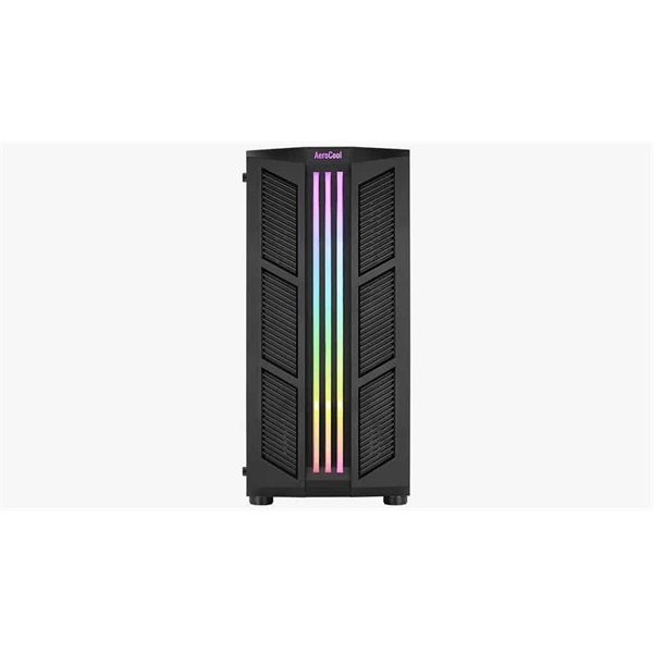 Aerocool Prime ARGB fekete (táp nélküli) ablakos ATX ház