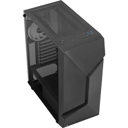 Aerocool Scape ARGB fekete (táp nélküli) ablakos ATX ház