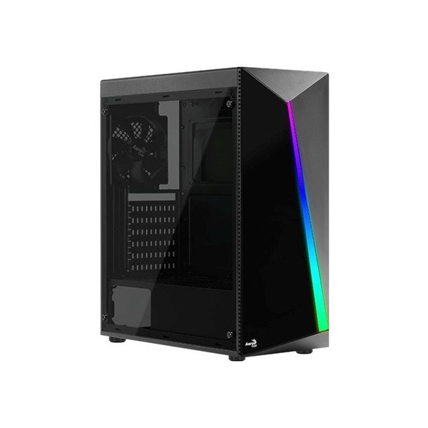 Aerocool Shard TG RGB fekete (táp nélküli) ablakos ATX ház