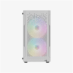 Aerocool Trinity Mini Mesh ARGB fehér (táp nélküli) ablakos mATX ház