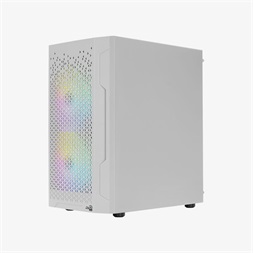 Aerocool Trinity Mini Mesh FRGB fehér (táp nélküli) ablakos mATX ház