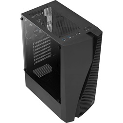 Aerocool Wave fekete (táp nélküli) ablakos ATX ház