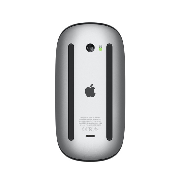 Apple Magic Mouse 3 (2022) Multi-Touch felületű fekete egér