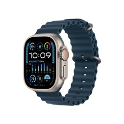 Apple Watch Ultra2 Cellular (49mm) titán tok , kék óceán szíj okosóra