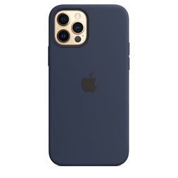 Apple MagSafe Deep Navy iPhone 12/12 Pro tengerészkék szilikon hátlap