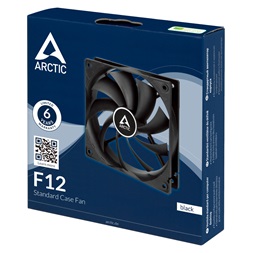 Arctic F12 120mm fekete ventilátor