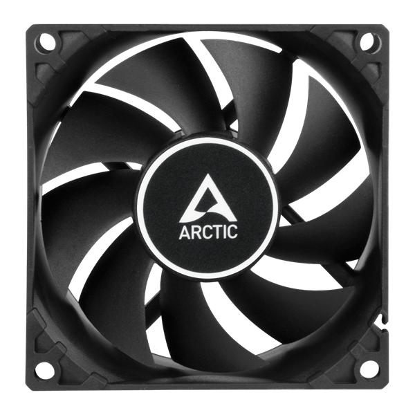 Arctic F8 PWM PST 80mm fekete ventilátor