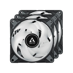 Arctic P12 PWM PST A-RGB 120mm 3db fekete ventilátor