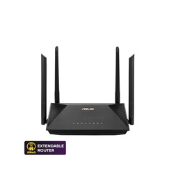 Asus RT-AX1800U fekete vezeték nélküli router