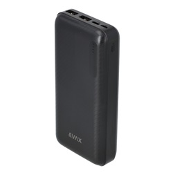 Avax PB201B LIGHTY 20000mAh fekete power bank