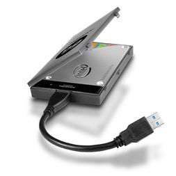 Axagon ADSA-1S6 USB 3.0 szürke külső SATA3 HDD/SSD ház