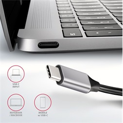 Axagon HMC-6H4A SuperSpeed USB-C COMBO 6in1 hub