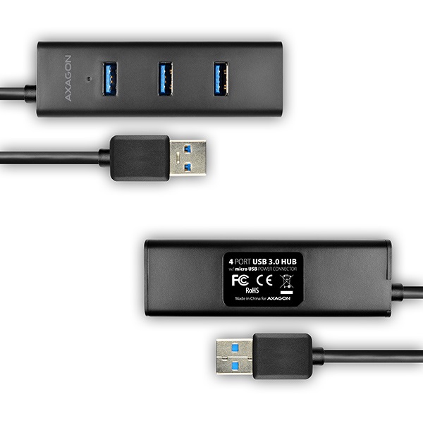 Axagon HUE-S2B 4 portos USB3.0 gyorstöltő HUB