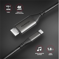 Axagon RVC-HI2MC USB-C - HDMI 2.0 kábel