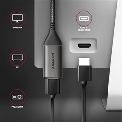 Axagon RVC-HI2M USB-C - HDMI 2.0 adapter