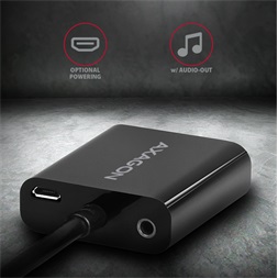 Axagon RVH-VGAN HDMI - VGA + audio out adapter