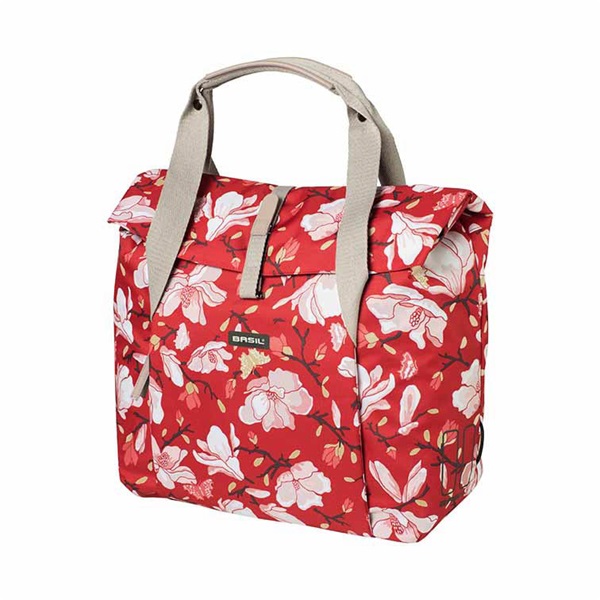 Basil 2179226510 Magnolia Shopper piros kerékpáros csomagtartó táska