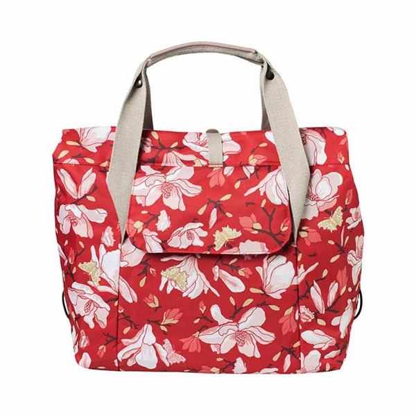 Basil 2179226510 Magnolia Shopper piros kerékpáros csomagtartó táska