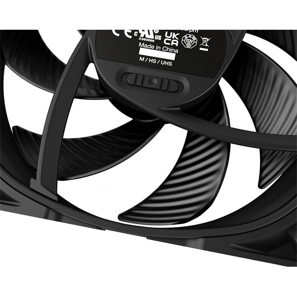 Be Quiet! SILENT WINGS PRO 4 140mm PWM fekete ventilátor