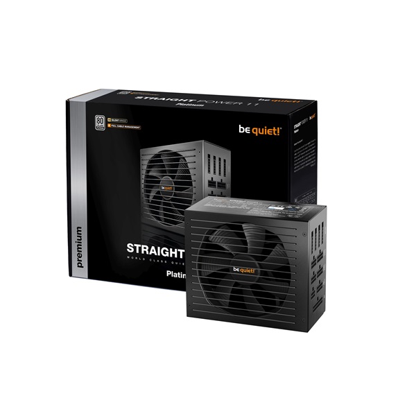 Be Quiet! STRAIGHT POWER 11 1000W 80+ Platinum ventillátorral dobozos tápegység