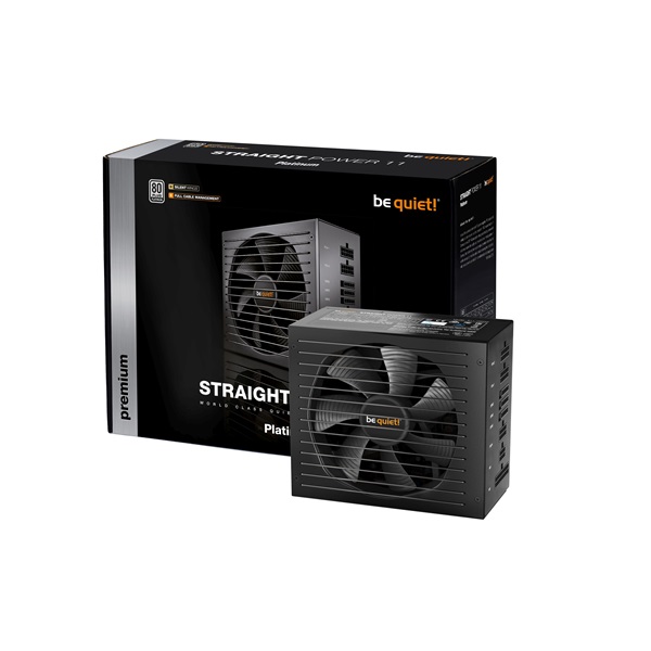 Be Quiet! STRAIGHT POWER 11 550W 80+ Platinum ventillátorral dobozos tápegység