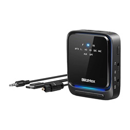 BlitzWolf BT06 Bluetooth fekete audio adó/vevő