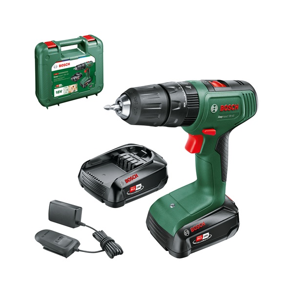 Bosch EasyImpact 18V-40 1x1,5Ah + AL18V-20 akkumulátoros ütvefúró