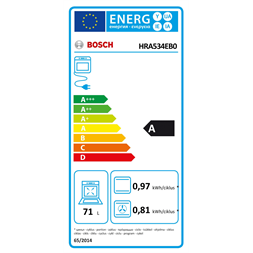 Bosch HRA534EB0 fekete beépíthető sütő