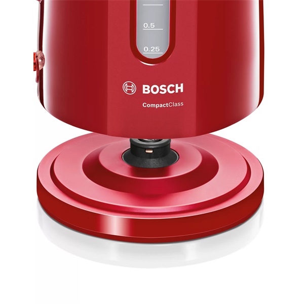 Bosch TWK3A014 CompactClass 1,7L-es vörös vízforraló