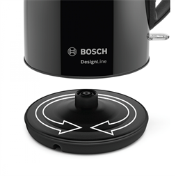 Bosch TWK3P423 DesignLine fekete vízforraló