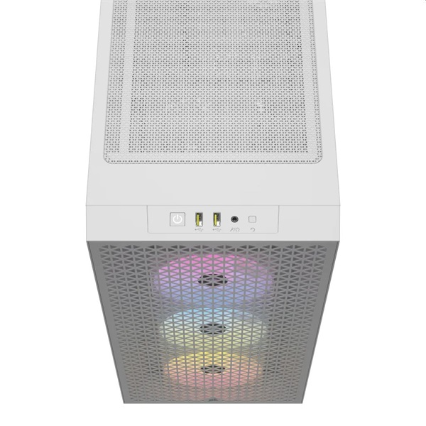 CORSAIR 3000D RGB fehér számítógépház